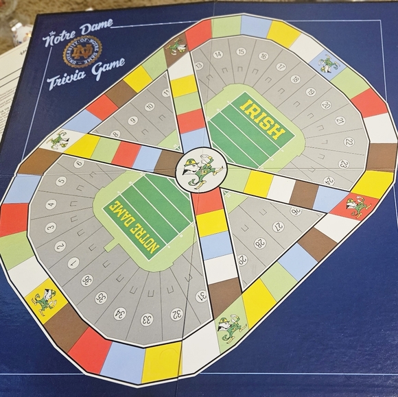 Vintage Notre Dame 1985 Trivia Game Fighting Irish College All Pieces - Picture 7 of 7